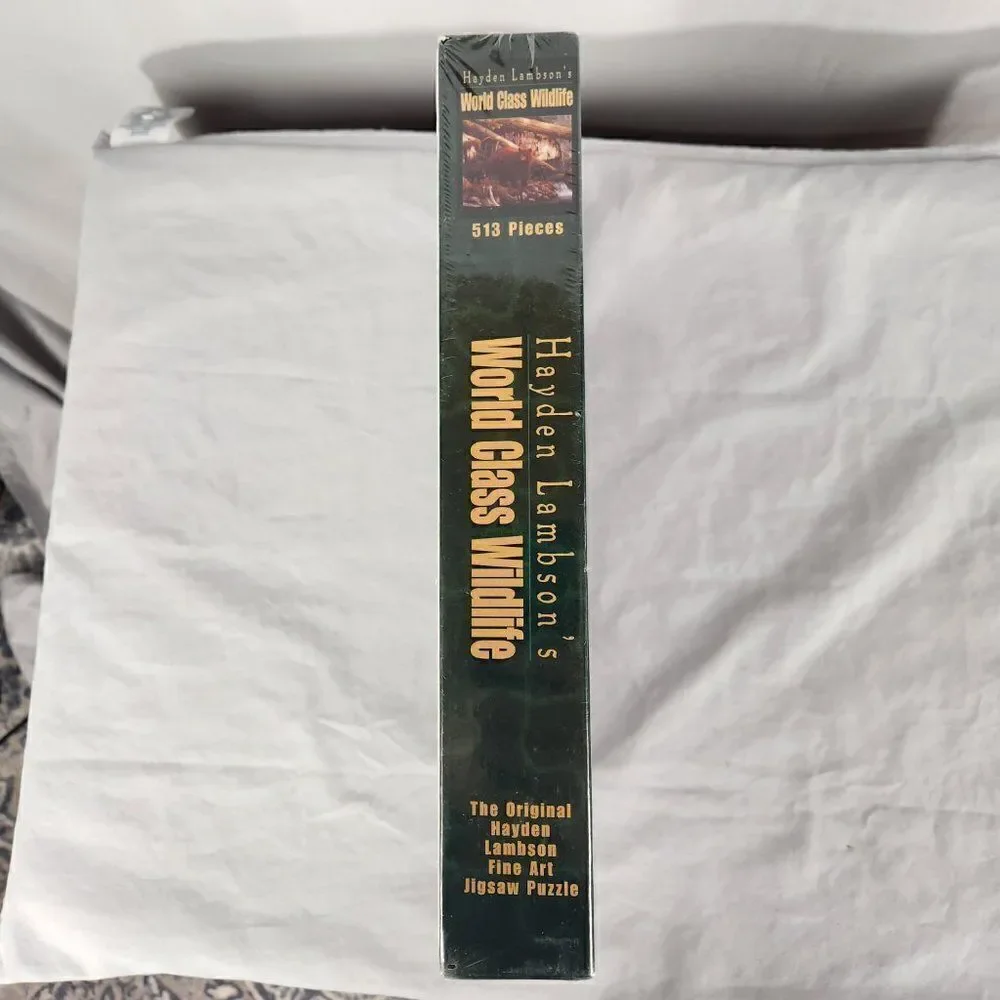 New Hayden Lambson's World Class Wildlife Jigsaw Puzzle The Den Mother Sealed